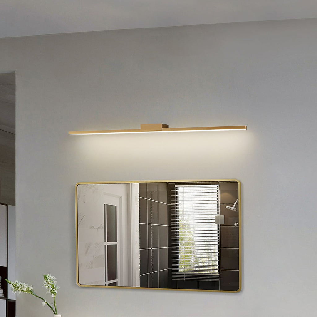 LED speillampe Kivana kobber 90 cm 18W IP44 bakside