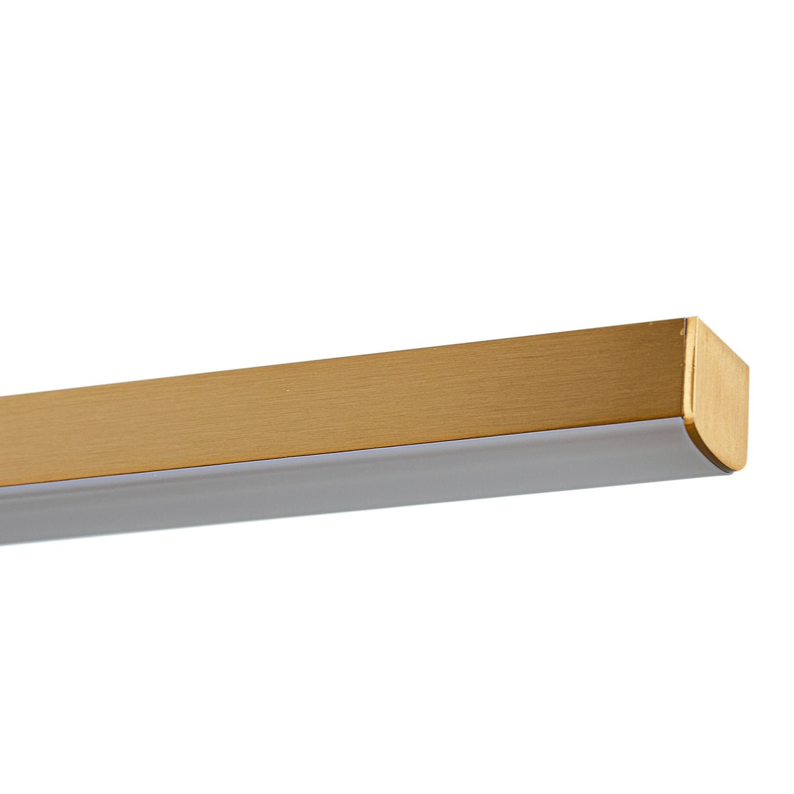 LED speillampe Kivana kobber 90 cm 18W IP44 sideprofil