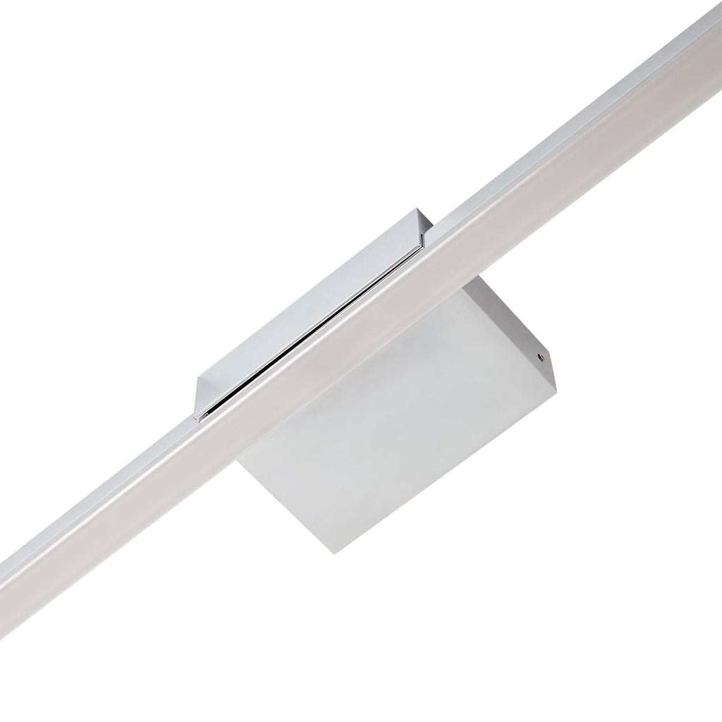 LED speillampe Kivana krom CCT 120 cm IP44 DIP-bryter for lysfarge
