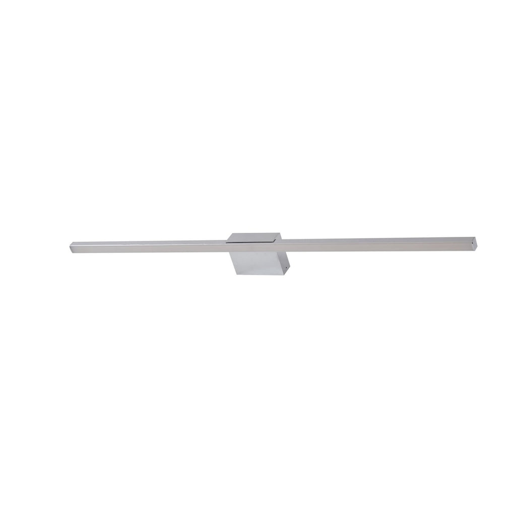 LED speillampe Kivana krom aluminium 90 cm montert på bad