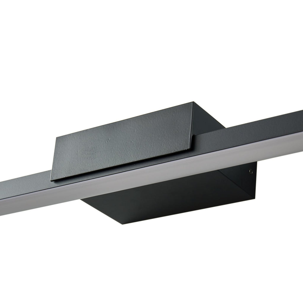 LED speillampe Kivana svart 90 cm DIP-bryter detalj