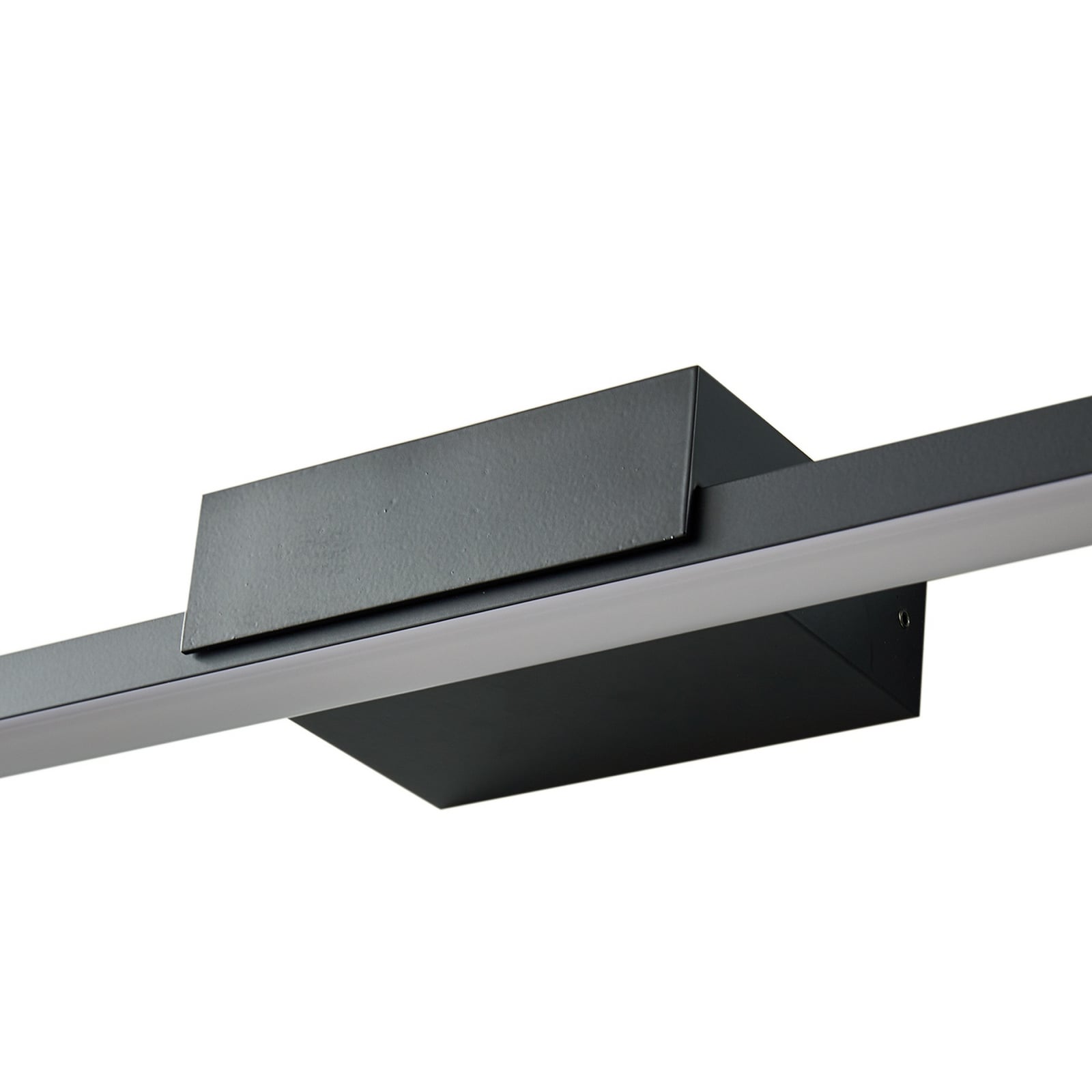 LED speillampe Kivana svart 90 cm DIP-bryter detalj