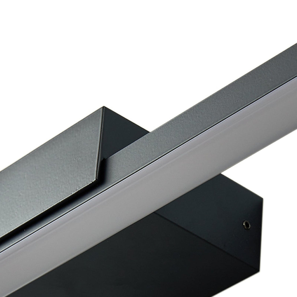 LED speillampe Kivana svart 90 cm veggfeste