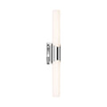 LED speillampe Klak krom/hvit 47 cm IP44 med bryter forfra
