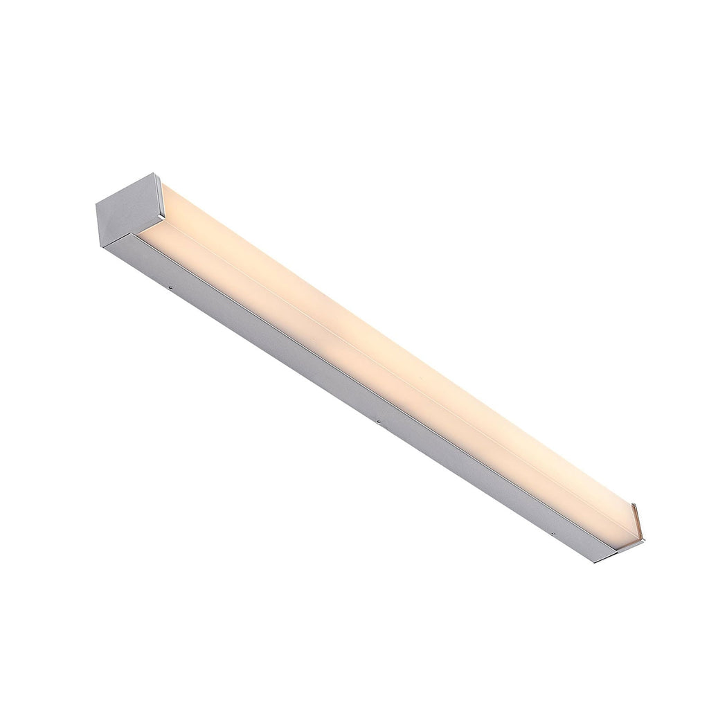 LED speillampe Klea krom aluminium 90 cm bakside