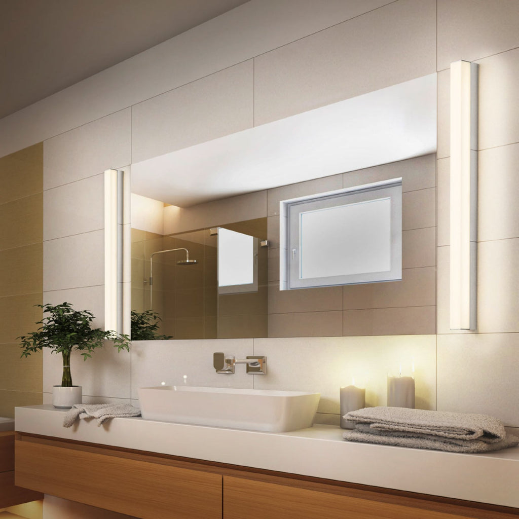 LED speillampe Lado krom 60 cm bakside