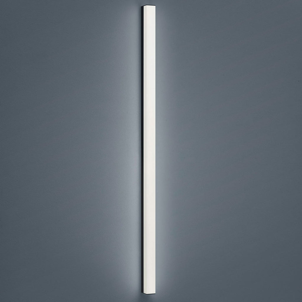 LED speillampe Lado svart matt 120 cm bakside