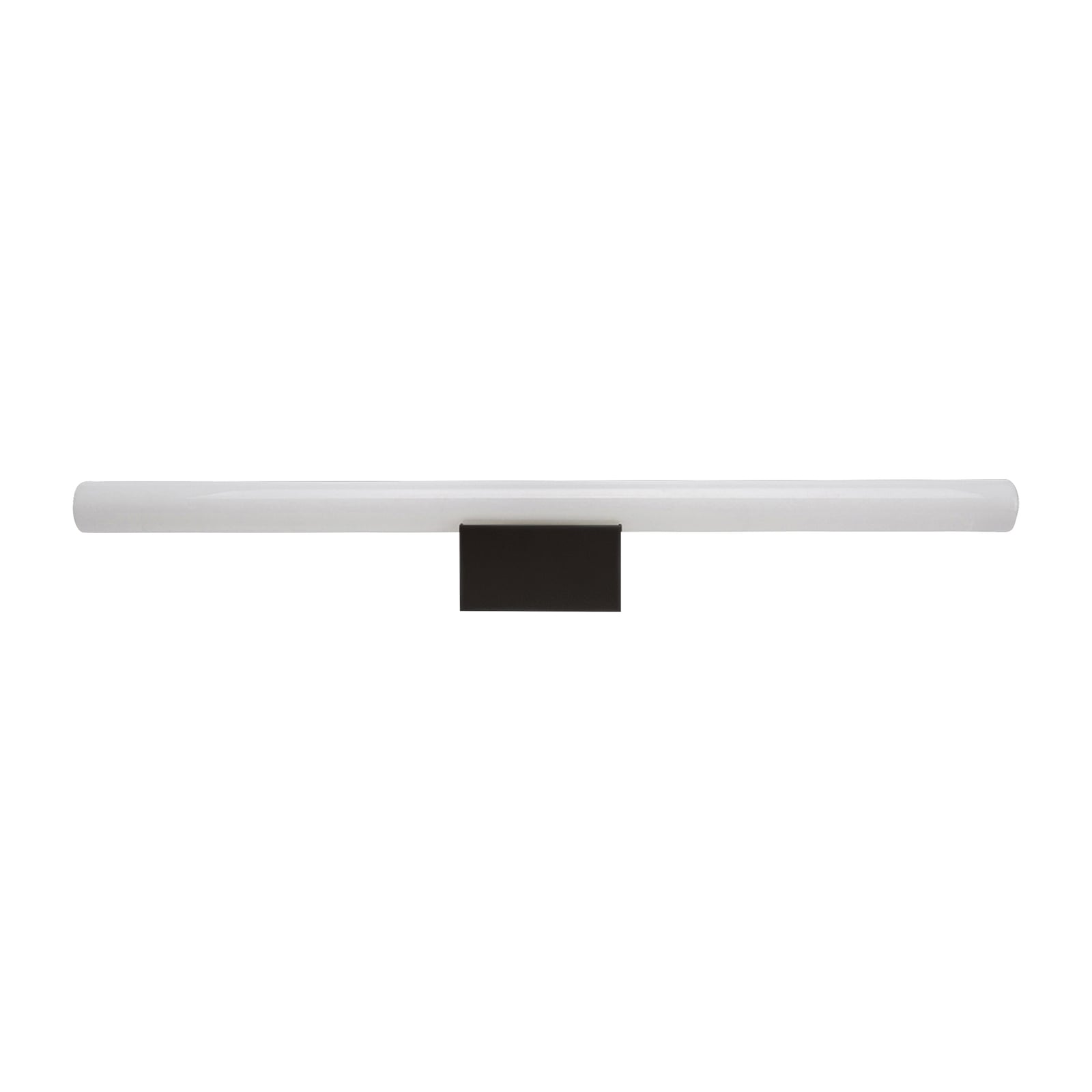 Montert LED speillampe Lichtstange dimbar svart matt 50 cm 8W over speil