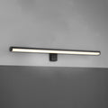 LED speillampe Lino svart matt/hvit 60 cm IP44 forfra
