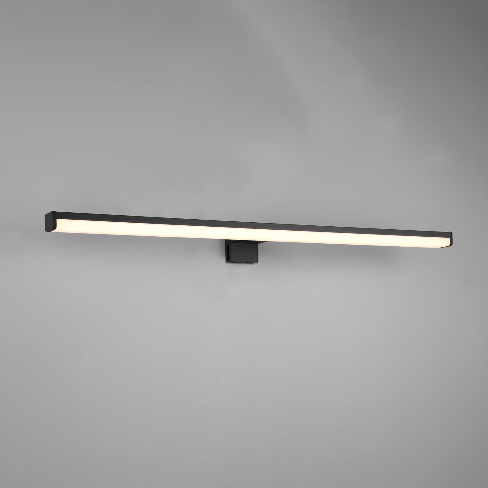 Detaljbilde av LED speillampe Lino svart matt/hvit 60 cm IP44