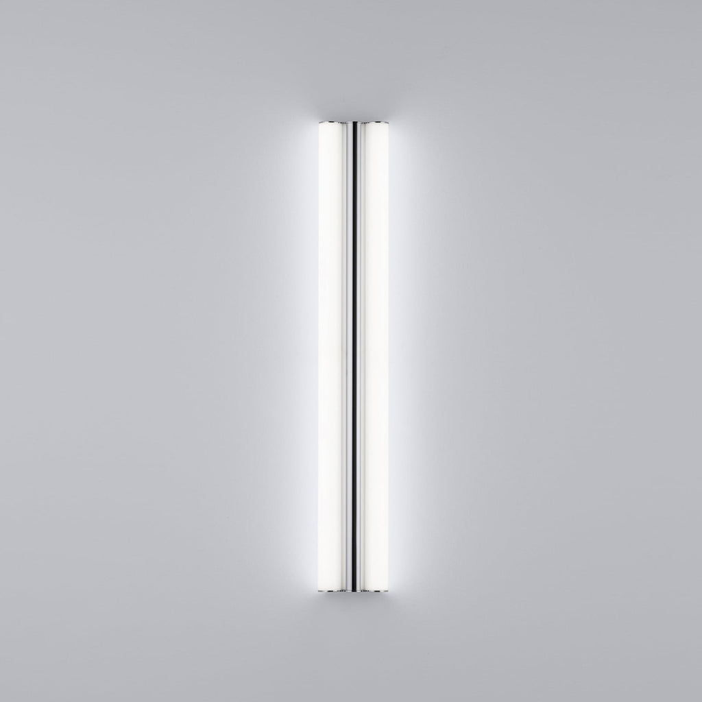 Detaljbilde av LED speillampe LOOM krom 60 cm