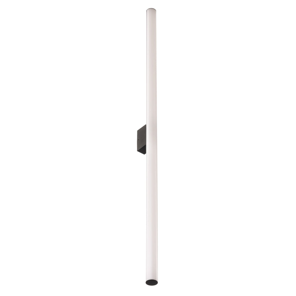 LED speillampe Loom svart 120 cm CCT IP44 montert på vegg