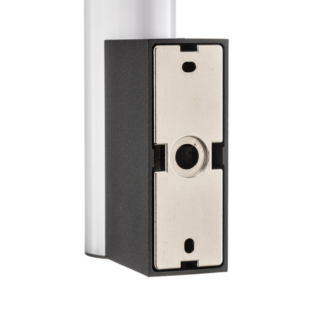 LED speillampe Loom svart 30 cm 2900K IP44 LED-lyskilde