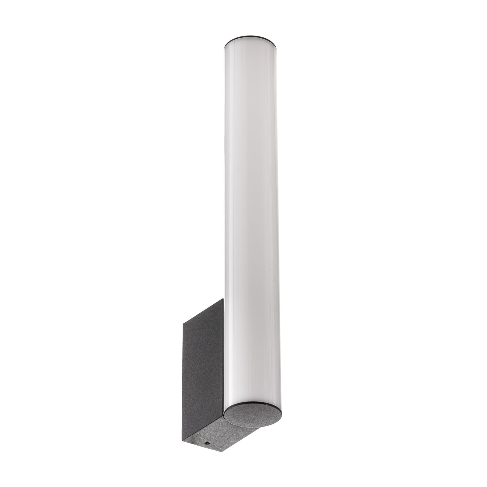 LED speillampe Loom svart 30 cm 2900K IP44 montert ved speil