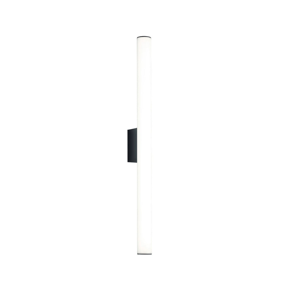 LED speillampe Loom svart 60 cm CCT IP44 montert på vegg