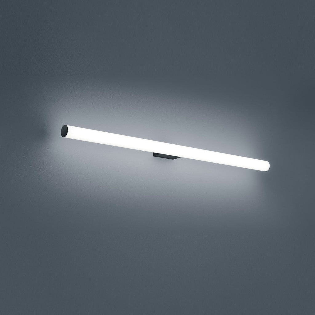 LED speillampe Loom svart akryl 90 cm front