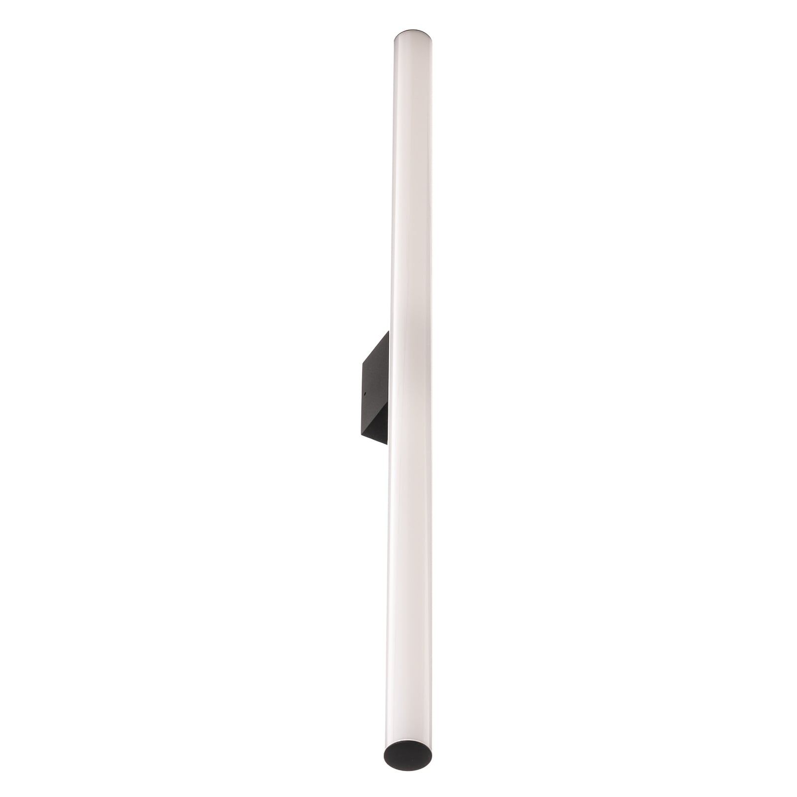 Montert LED speillampe Loom svart akryl 90 cm over speil