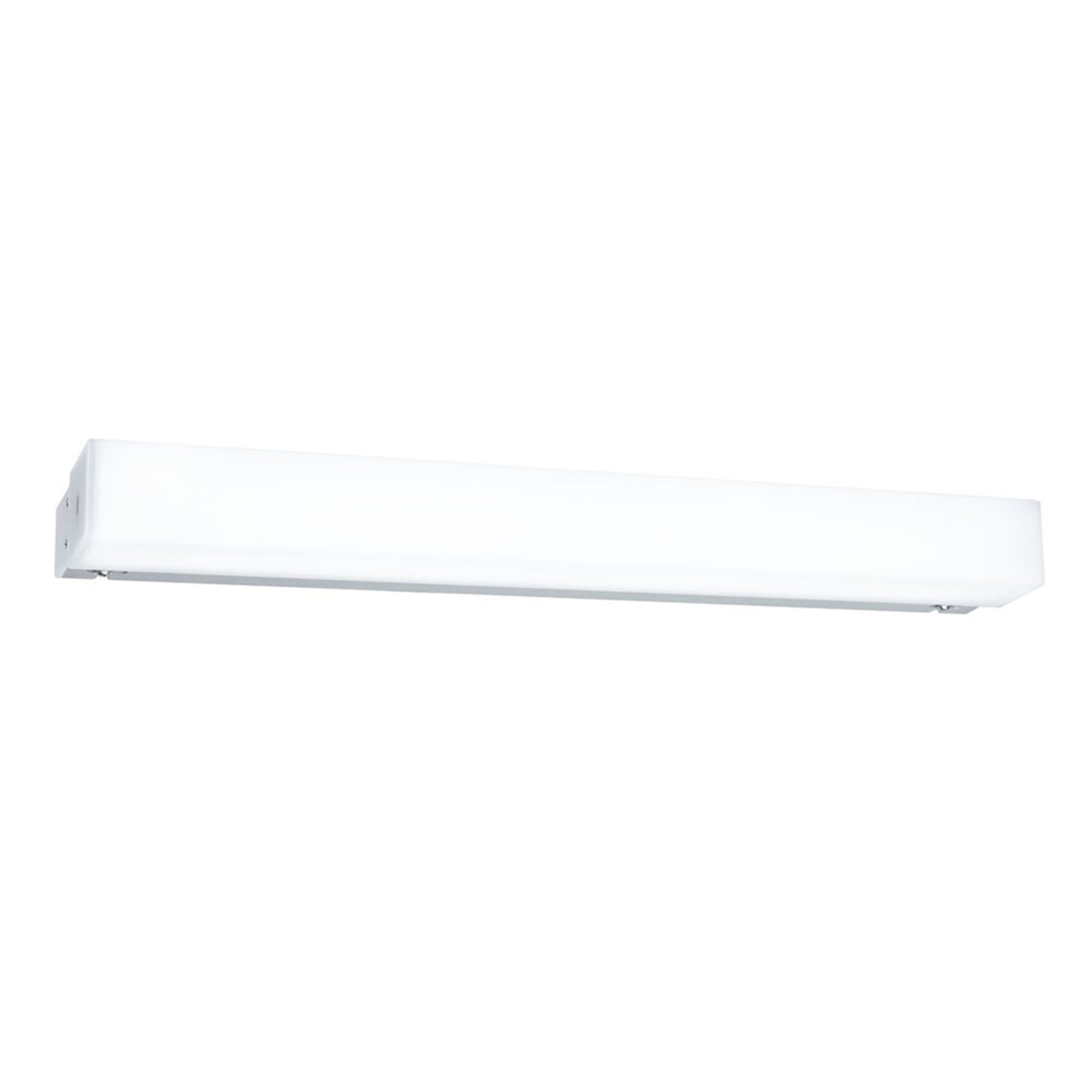 Nærbilde av bryter på LED speillampe Luno HomeSpa hvit 40 cm IP44 CCT