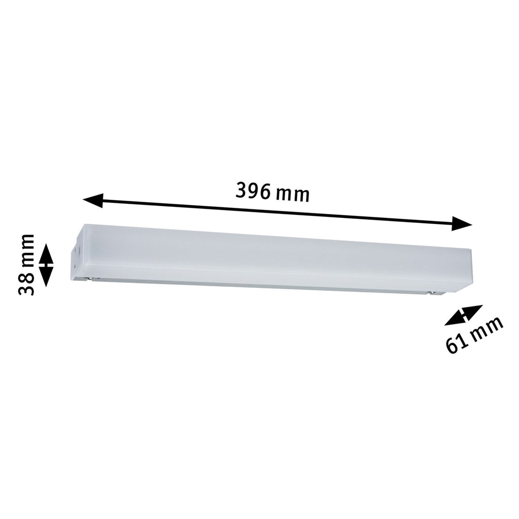 LED speillampe Luno HomeSpa hvit 40 cm IP44 CCT monteringsdetalj