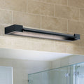 LED speillampe Marilyn svart matt 60 cm 18W IP44 forfra