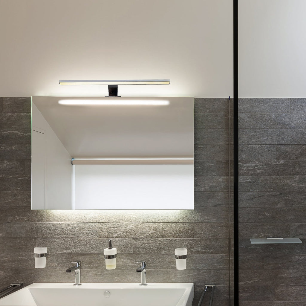 LED speillampe Mira krom bakside