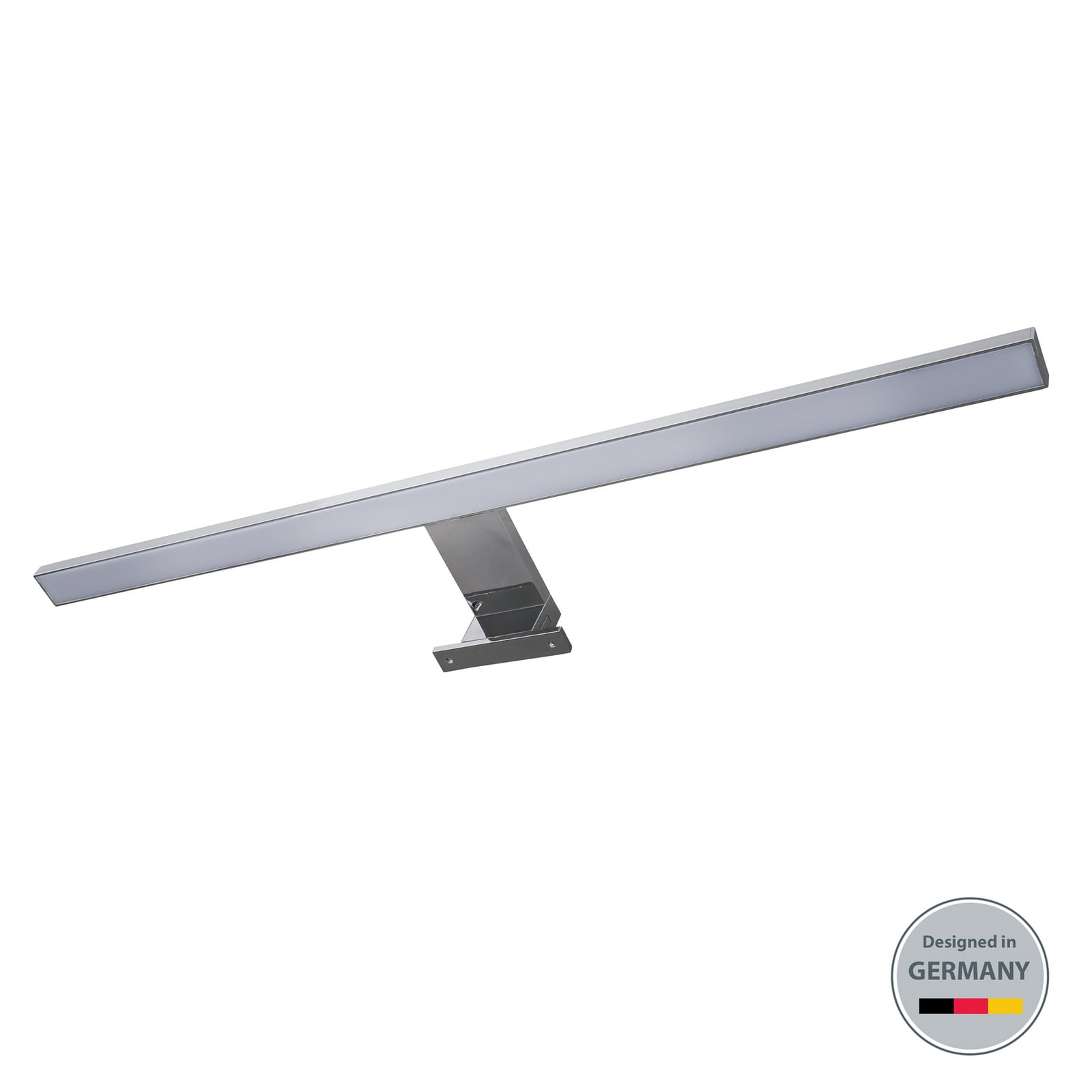 LED speillampe Mira krom IP44 beskyttelse