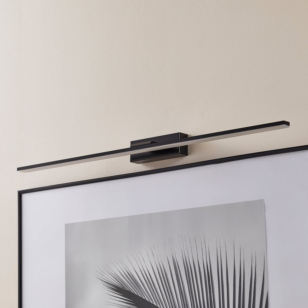 LED speillampe Miroir 80 cm svart 4000K bakside
