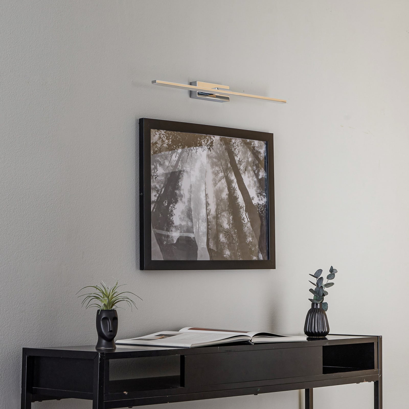 LED speillampe Miroir krom 60 cm 4000K IP44 detalj av kromfinish