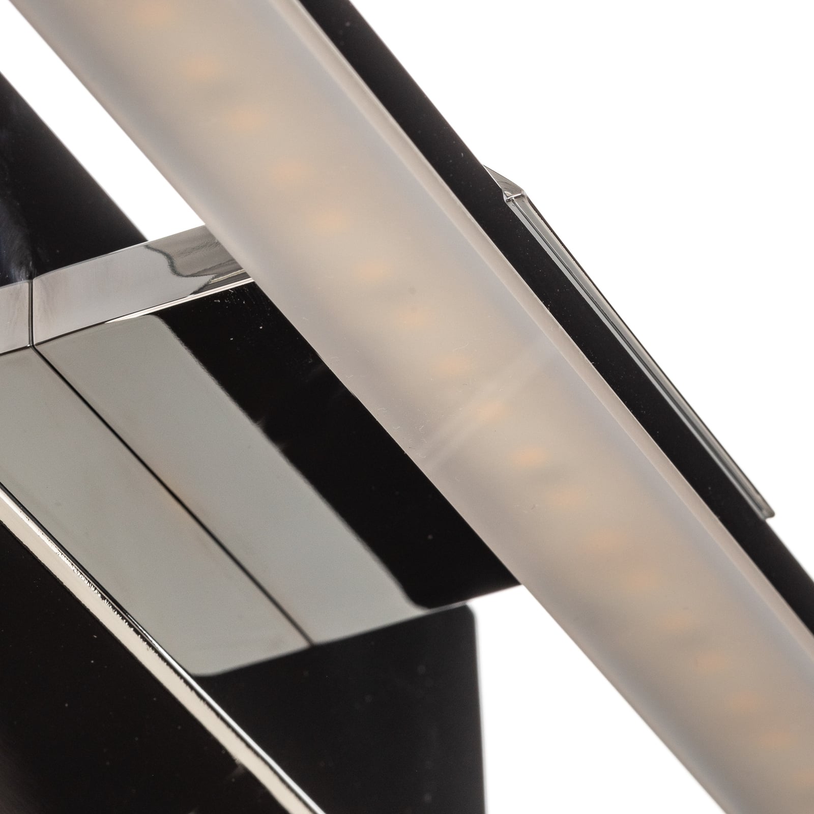 LED speillampe Miroir krom 60 cm 4000K IP44 sideprofil