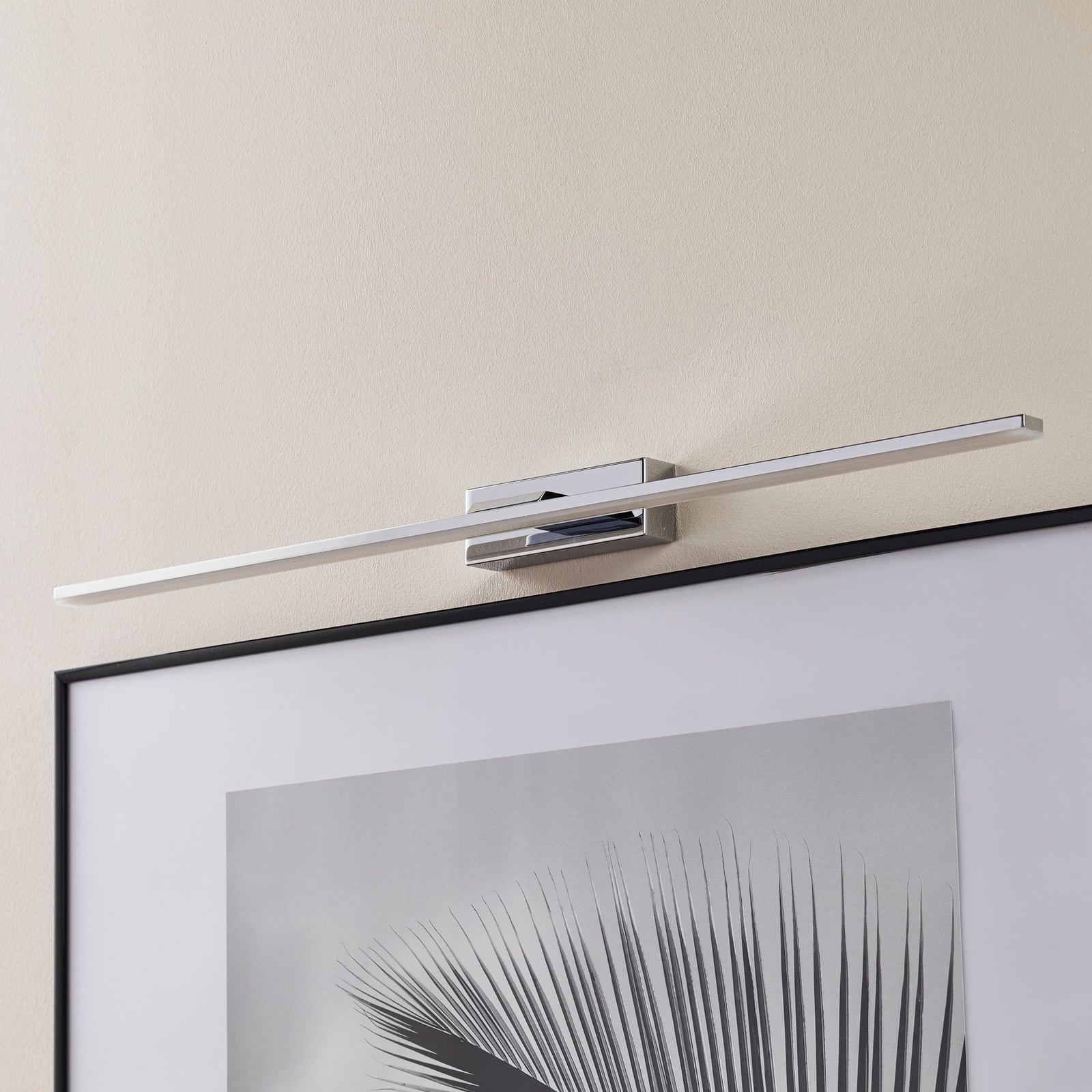 LED speillampe Miroir krom 80 cm bakside