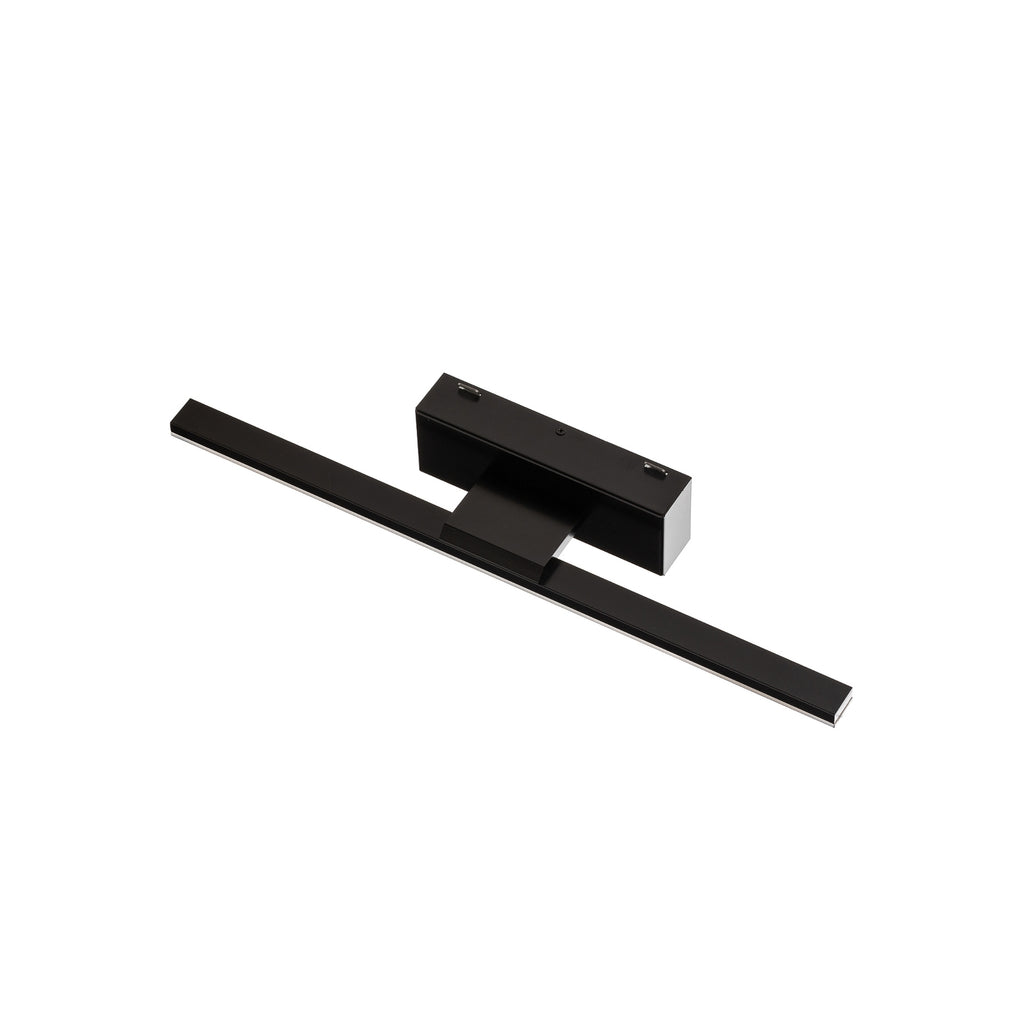 LED speillampe Miroir svart 40 cm 6,5W IP44 3000K montert på vegg