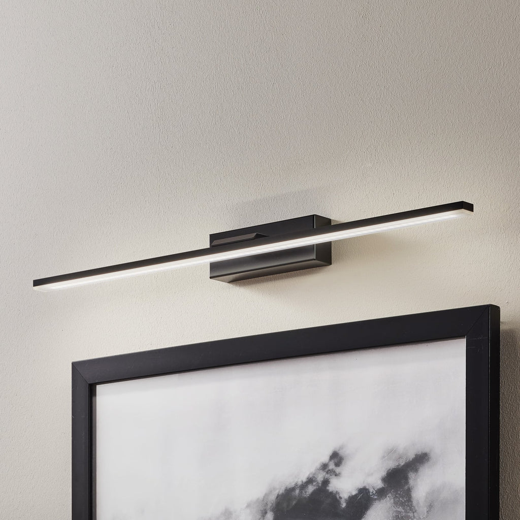 LED speillampe Miroir svart 60 cm 4000K IP44 forfra