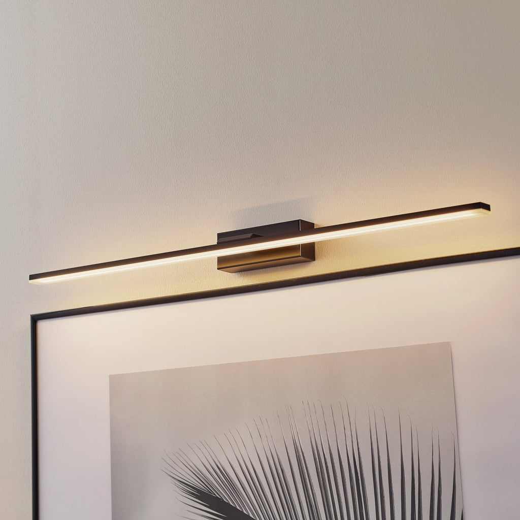LED speillampe Miroir svart 80 cm forfra