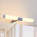 LED speillampe Naili krom 30 cm IP44 varmhvit forfra