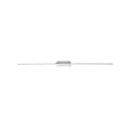 LED speillampe Nala hvit metall 110 cm forfra