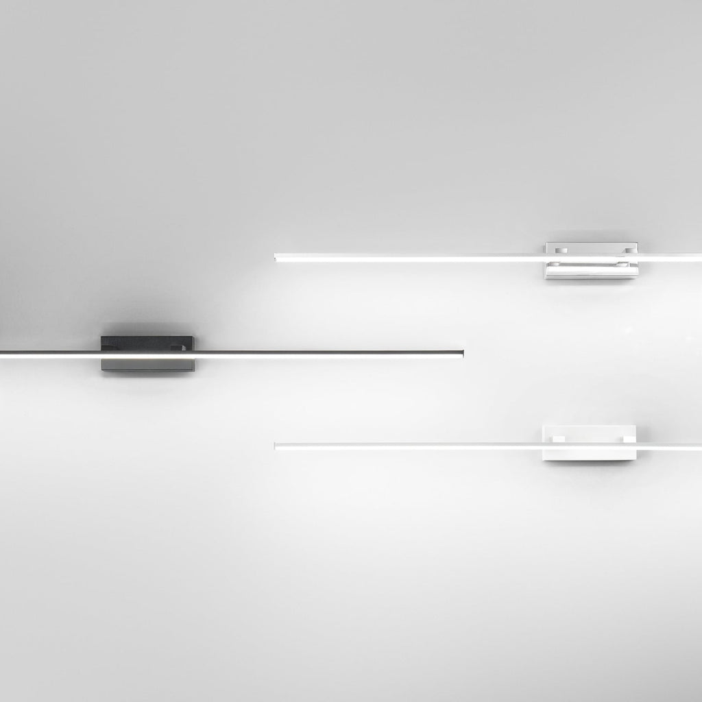 LED speillampe Nala hvit metall 110 cm nærbilde