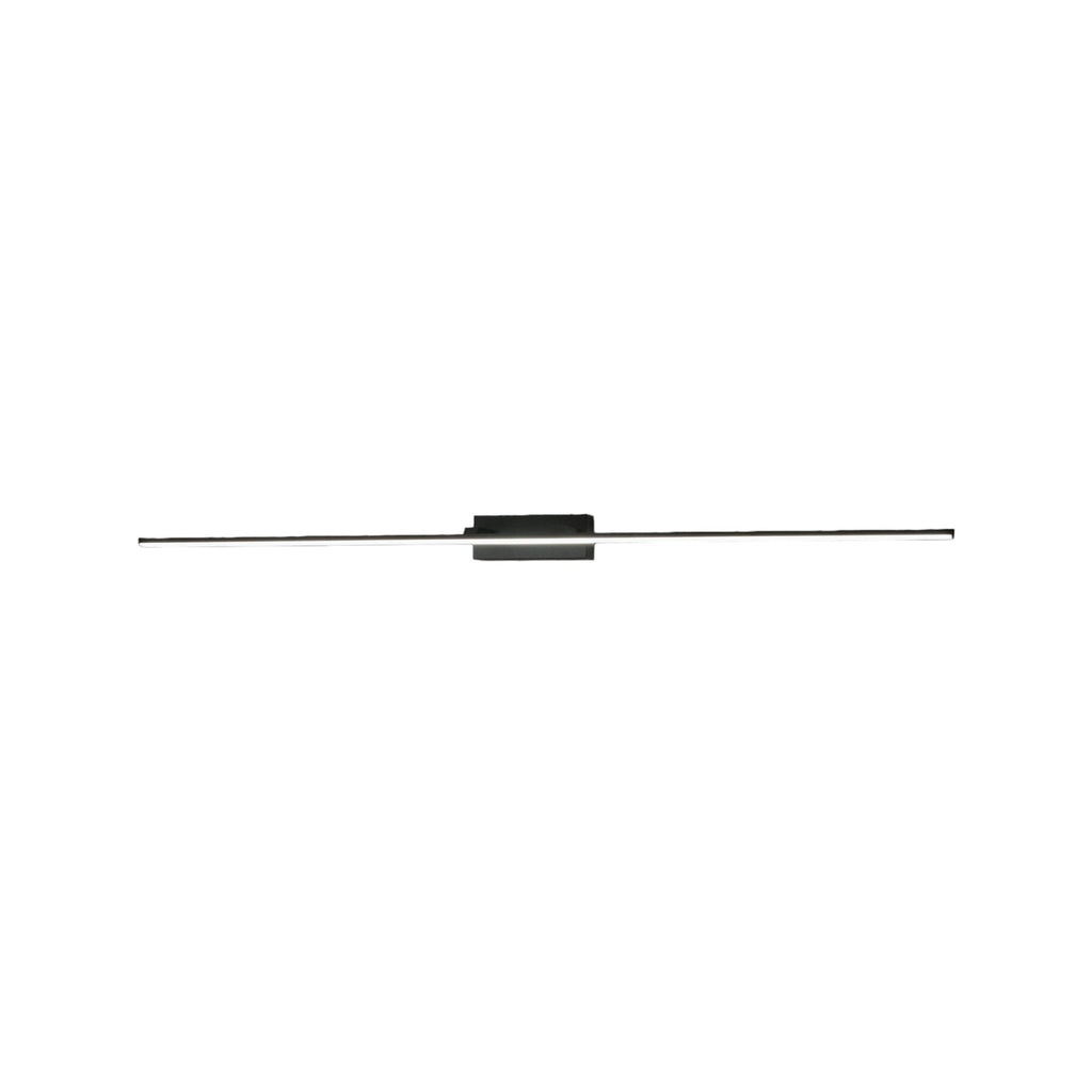 LED speillampe Nala svart metall 110 cm forfra