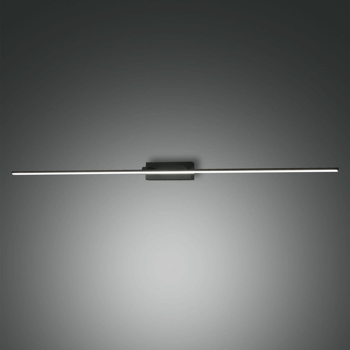 LED speillampe Nala svart metall 110 cm bakside med veggfeste