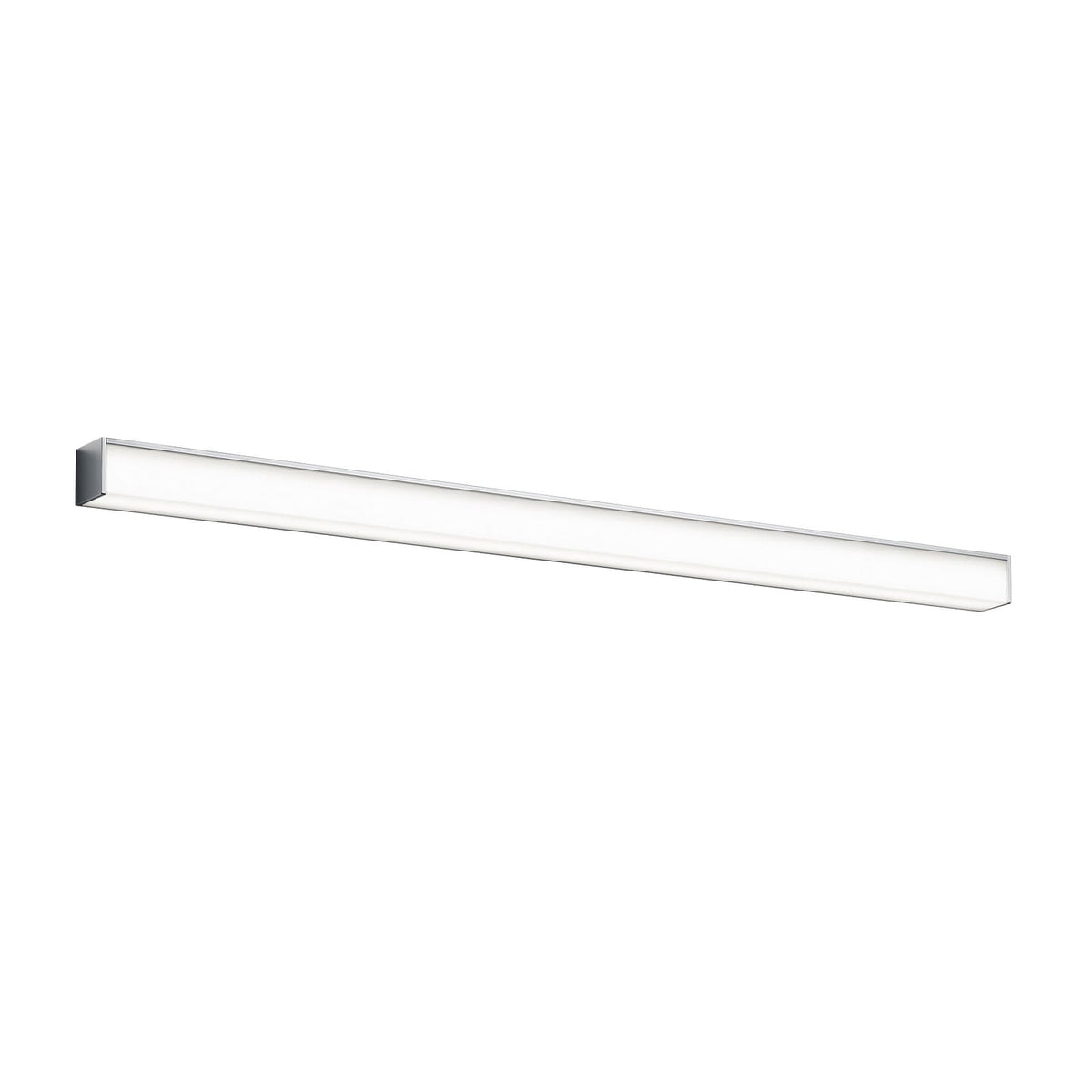 LED speillampe Nok krom/akryl 120 cm detalj av montering
