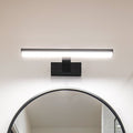 LED speillampe Pandella 1 svart aluminium 40 cm forfra