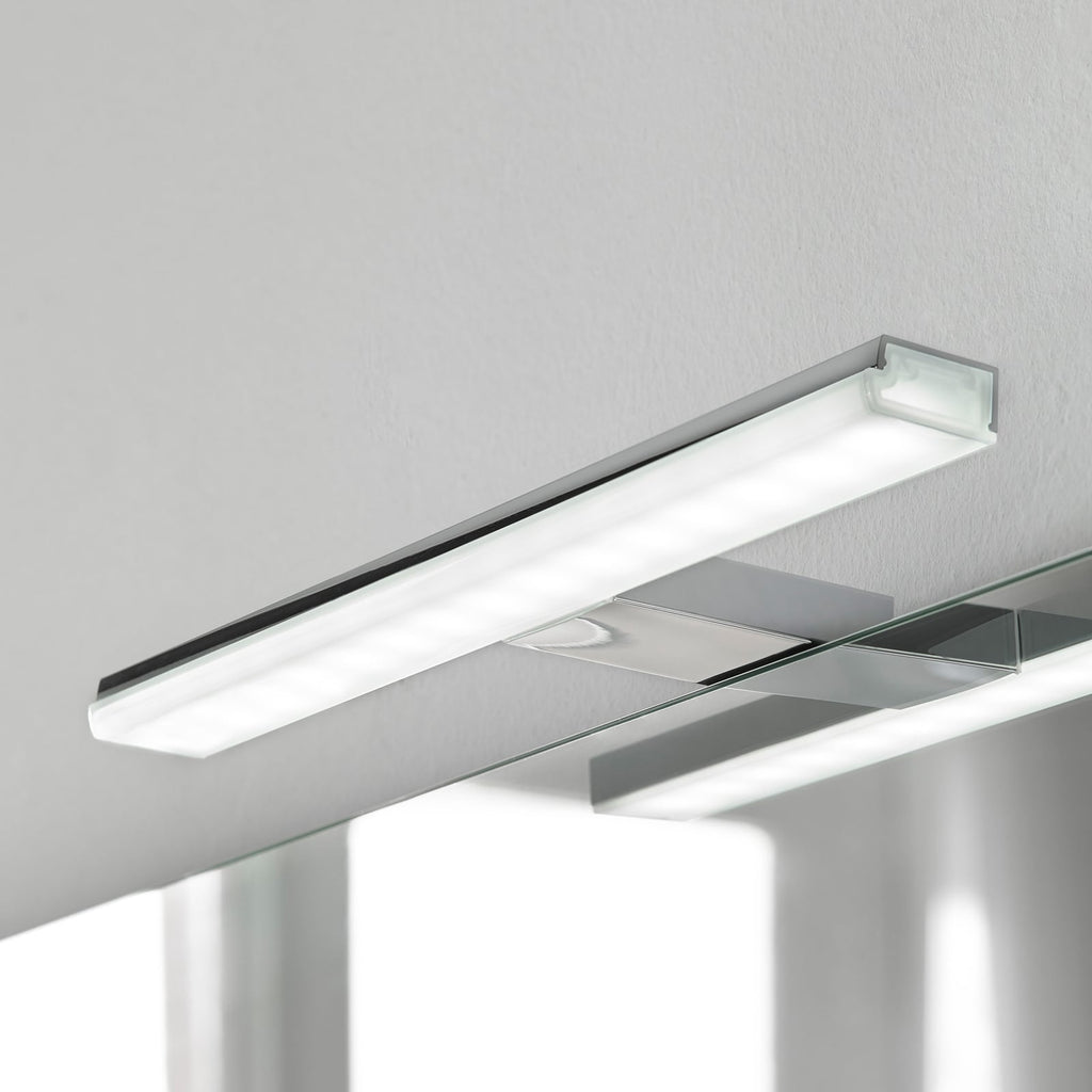LED speillampe Pandora krom 20,8 cm 5W IP44 front