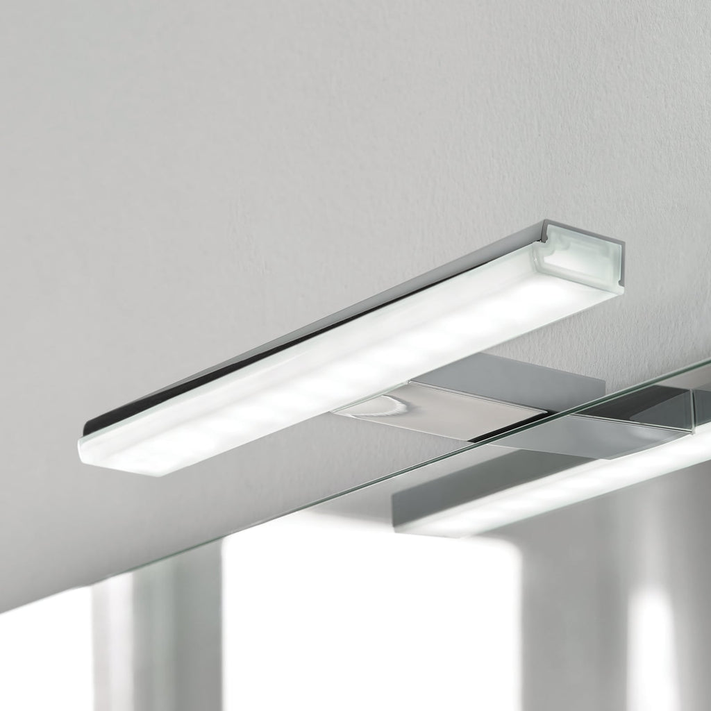 LED speillampe Pandora krom 30,8 cm front