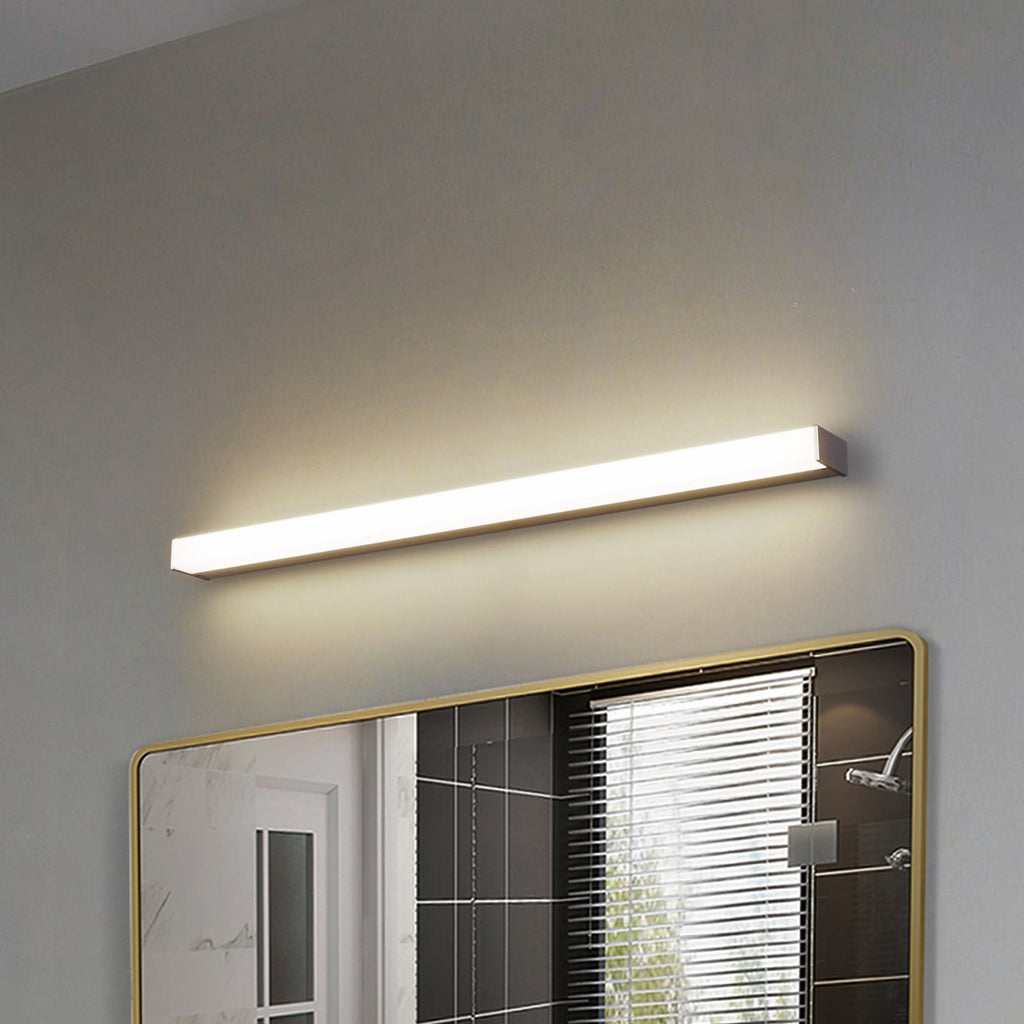 LED speillampe Philippa aluminium 89 cm IP44 forfra