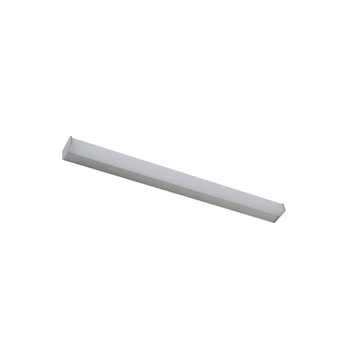 LED speillampe Philippa aluminium 89 cm IP44 montert over baderomsspeil