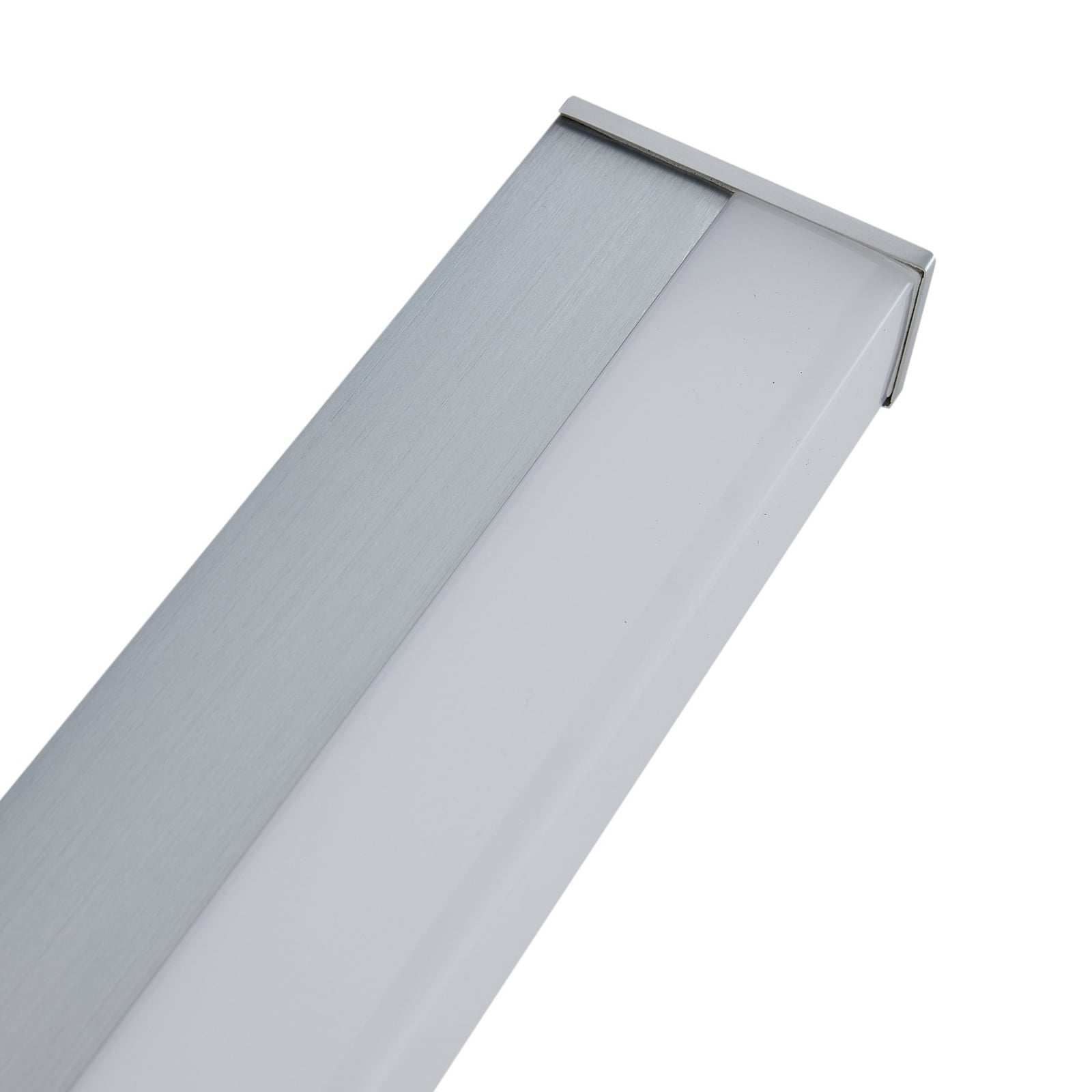 LED speillampe Philippa kantet aluminium 59 cm IP44 sideprofil