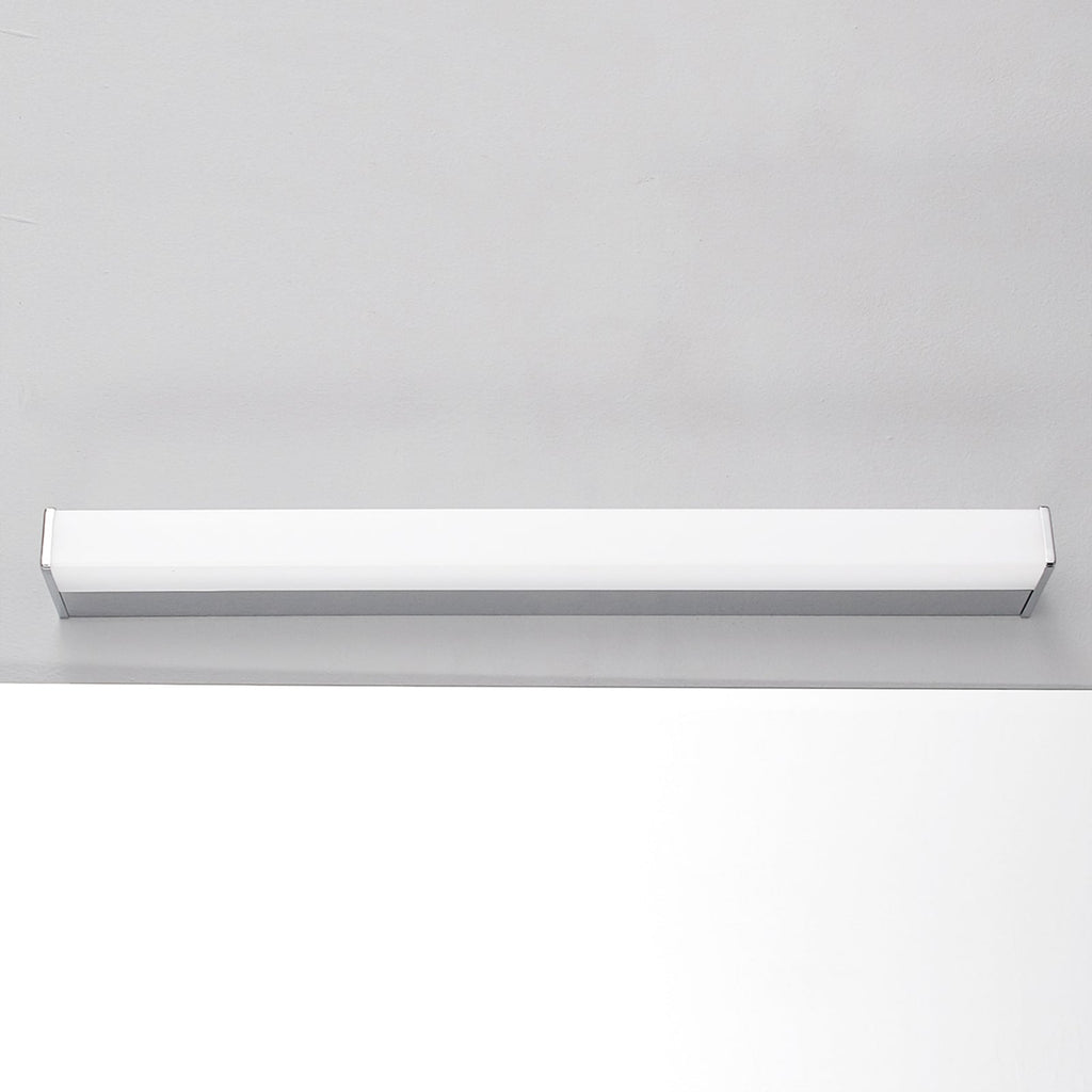 LED speillampe Philippa krom akryl 59 cm IP44 nærbilde av lyskilde