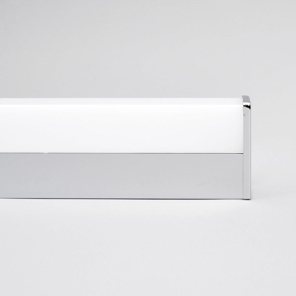 LED speillampe Philippa krom akryl 59 cm IP44 lysfordeling