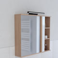LED speillampe Regello-Z dimbar CCT IP44 60 cm svart forfra
