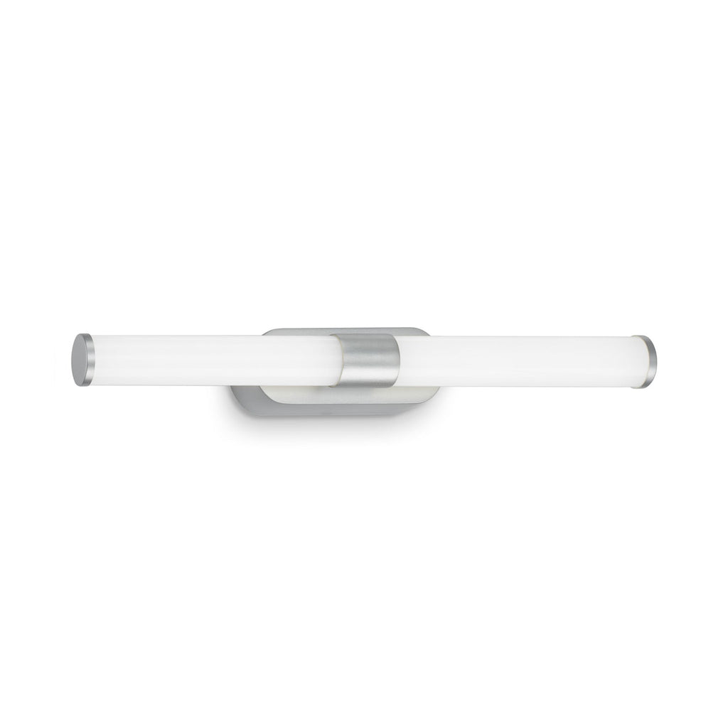 LED speillampe Runt matt krom 40 cm 4000K montert på vegg