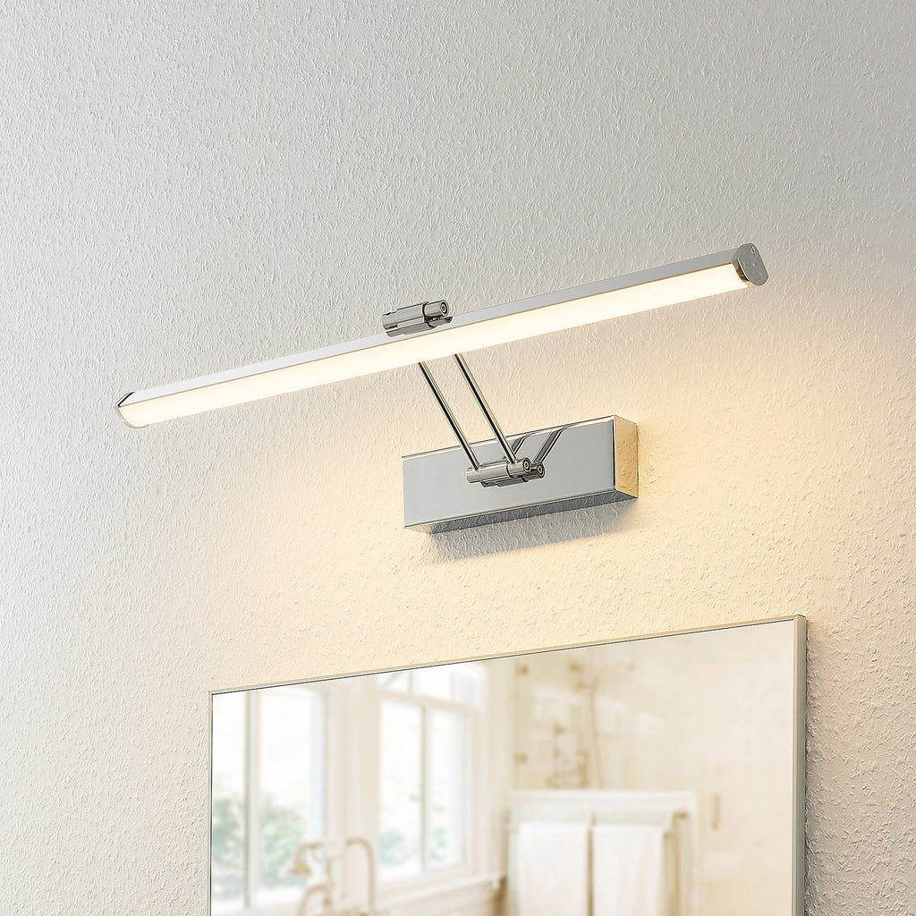 LED speillampe Sanya krom 60 cm varmhvit IP44 forfra